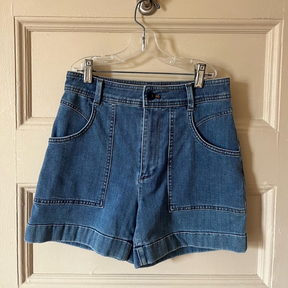 NWT- Madewell Patch Pocket Denim Shorts